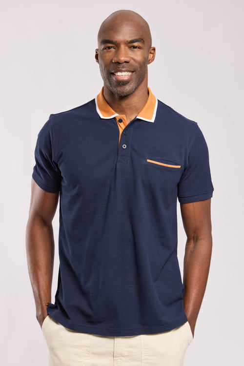 Polo shirt with pocket - cotton piqu� - Armor-lux - 1