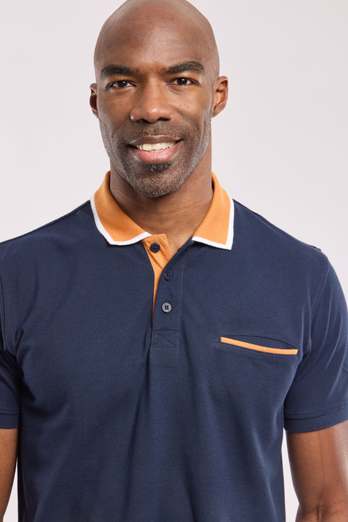 Polo shirt with pocket - cotton piqu� - Armor-lux - 4