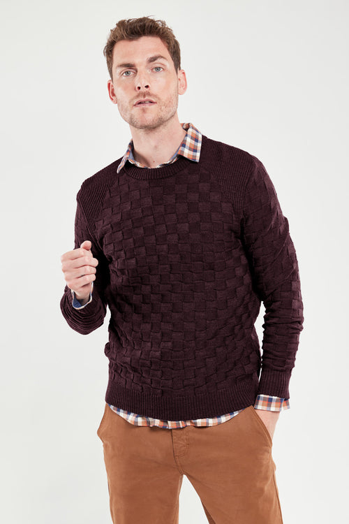 Pull maille fantaisie - laine - Armor-lux - 4