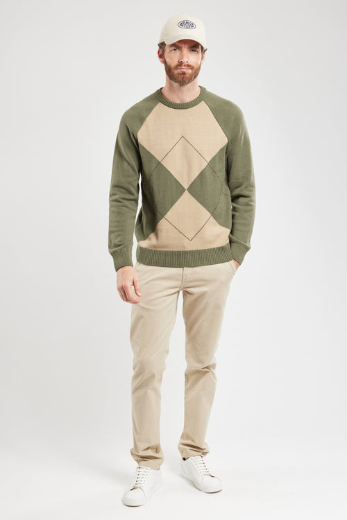 Pull jacquard - coton et laine - Armor-lux - 3