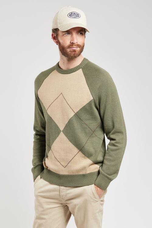 Pull jacquard - coton et laine - Armor-lux - 1