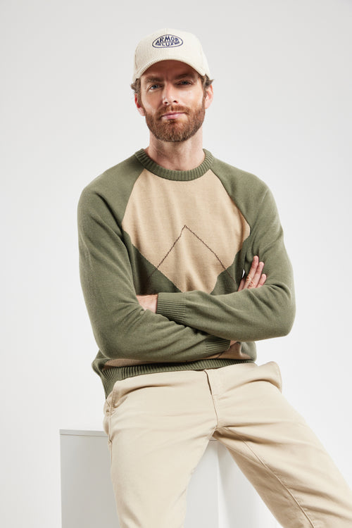 Pull jacquard - coton et laine - Armor-lux - 4