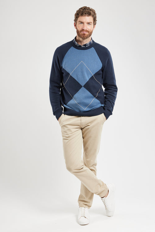 Pull jacquard - coton et laine - Armor-lux - 3