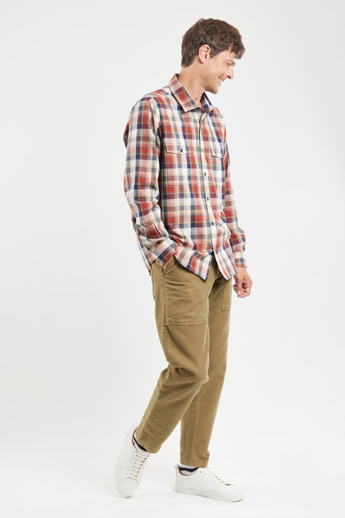 Chemise à carreaux confort - coton - Armor-lux - 3