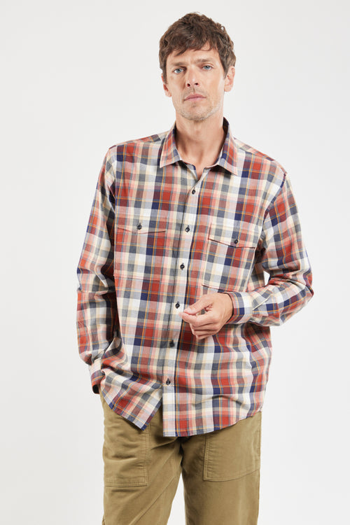 Chemise à carreaux confort - coton - Armor-lux - 1