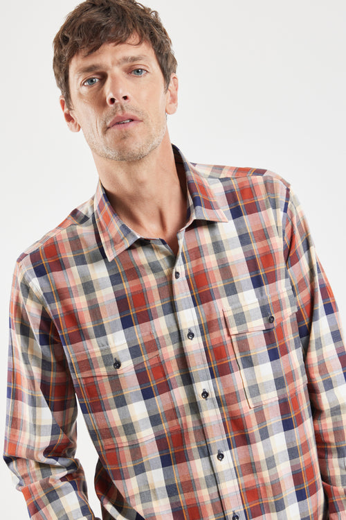 Chemise à carreaux confort - coton - Armor-lux - 5