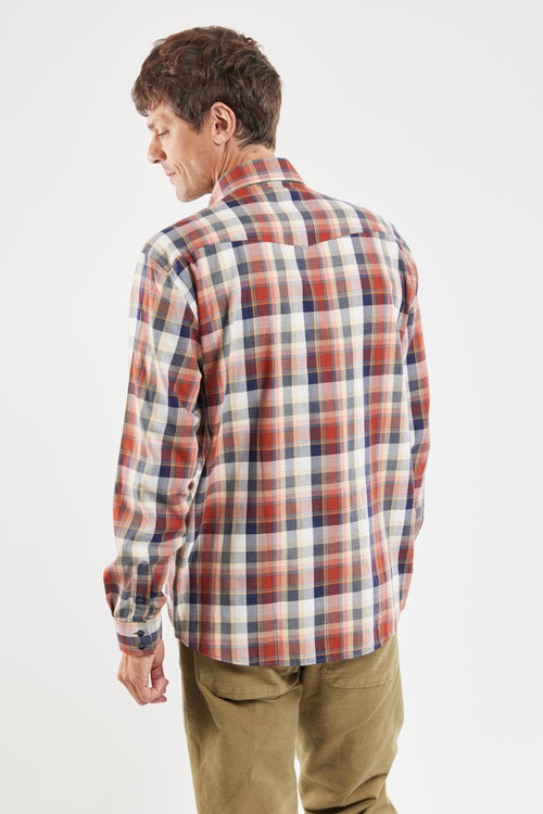 Chemise à carreaux confort - coton - Armor-lux - 4