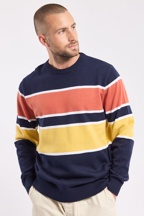 Pull larges rayures - coton - Armor-lux - 1