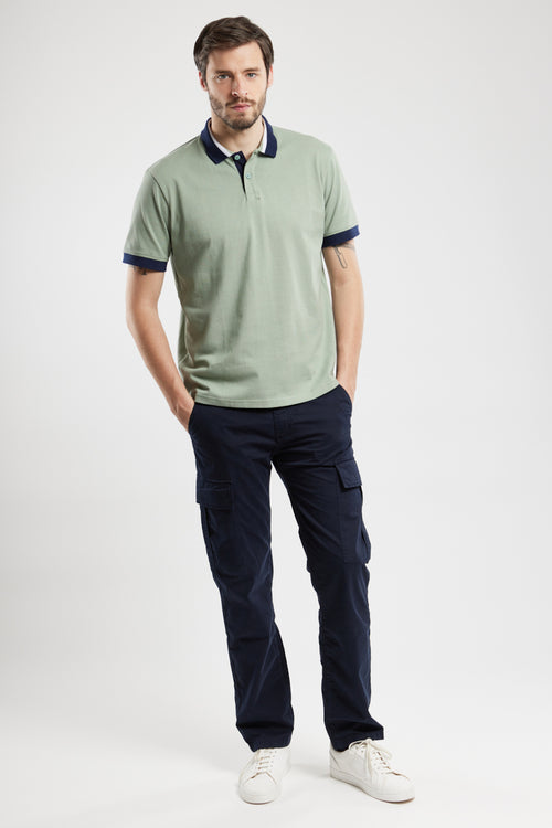 Polo bicolore - coton léger - Armor-lux - 3