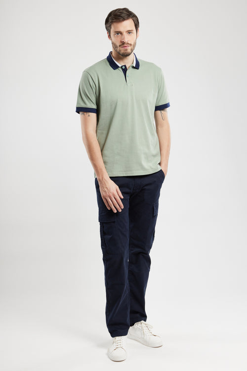 Polo bicolore - coton léger - Armor-lux - 5