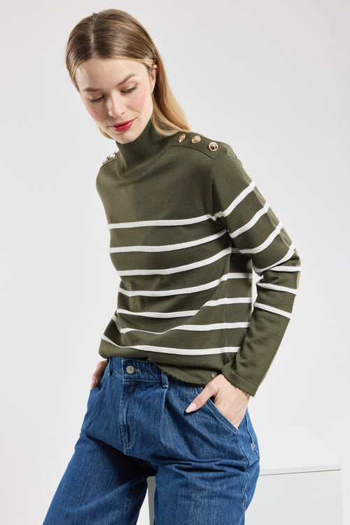 Pull rayé Edgar - laine - Armor-lux - 5