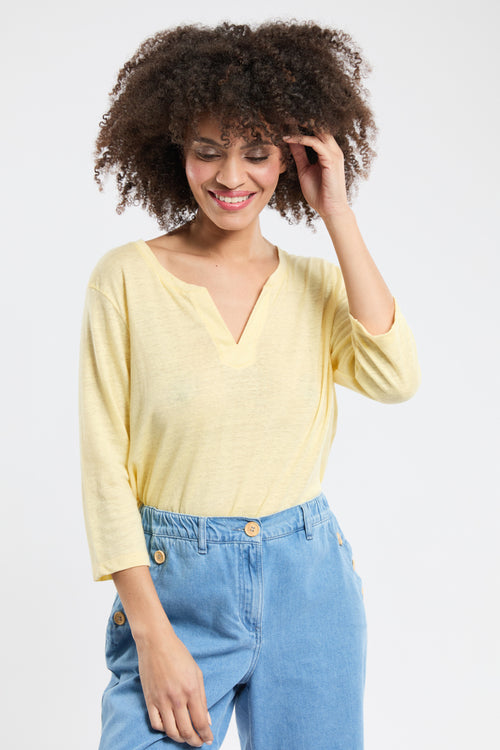 T-shirt manches 3/4 Milo - lin - Armor-lux - 4