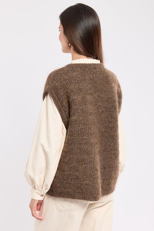 Ärmellose Weste Ysée – Mohair - Armor-lux - 4