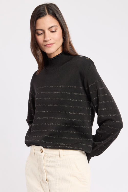 Noa striped jumper - merino wool - Armor-lux - 2
