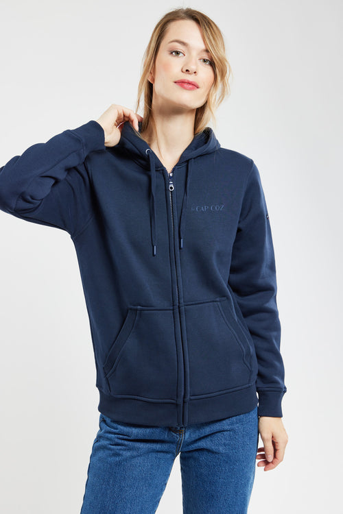 Sweat zippé mixte Le Cap Coz - coton - Armor-lux - 1