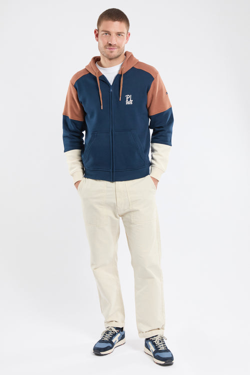 Sweat zippé colorblock 2025 - Unisexe - Armor-lux - 4