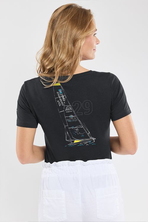 T-shirt femme - Jean Le Cam x Tout Commence En Finistère - Armor-lux - 2