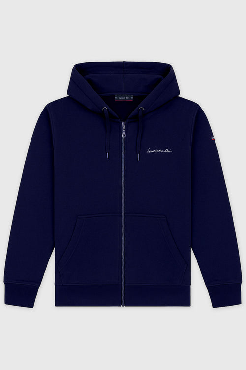 Sweat zippé mixte Commissaire Dupin - coton - Armor-lux - 1