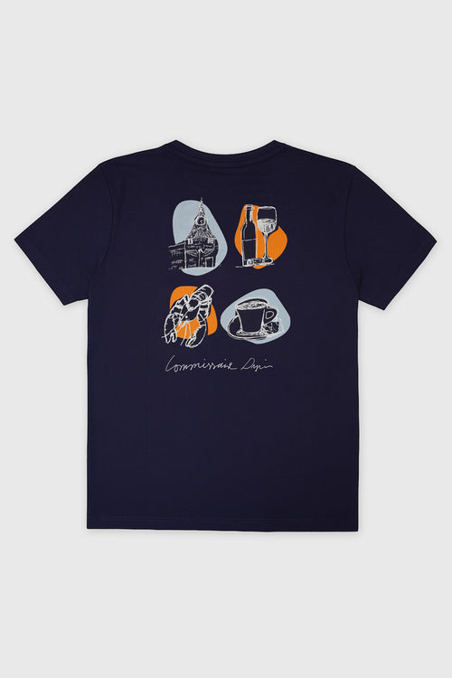 T-shirt mixte Commissaire Dupin - coton - Armor-lux - 2