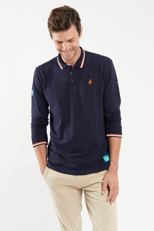 Long-sleeve polo shirt - Route du Rhum - Destination Guadeloupe - Armor-lux - 1