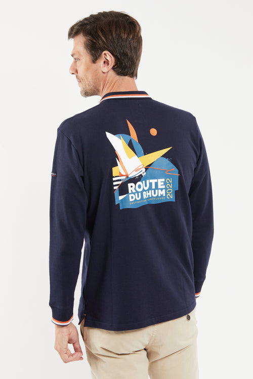 Long-sleeve polo shirt - Route du Rhum - Destination Guadeloupe - Armor-lux - 2