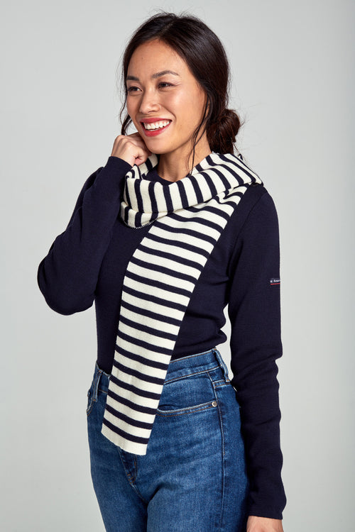 Striped scarf - wool - Armor-lux - 1