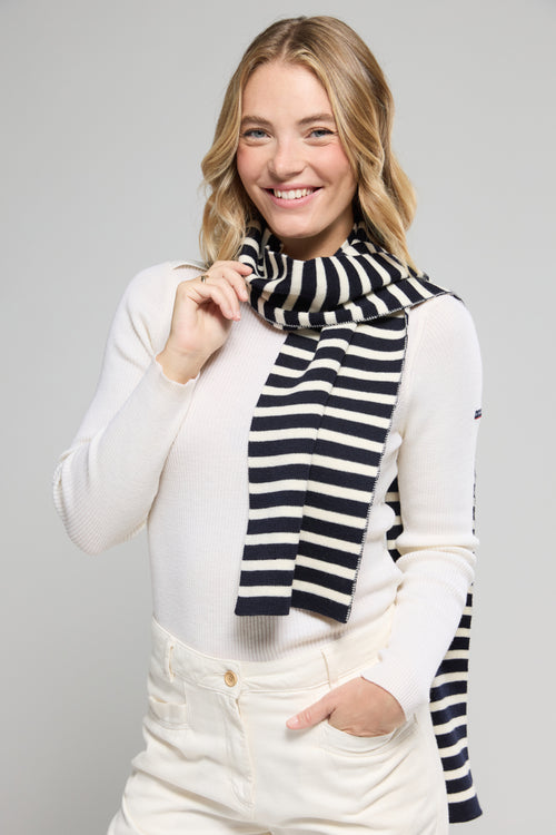 Striped scarf - wool - Armor-lux - 2