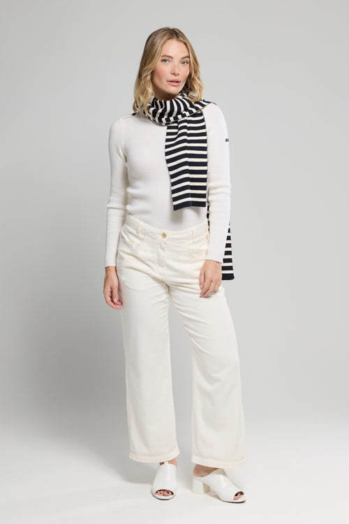 Striped scarf - wool - Armor-lux - 4