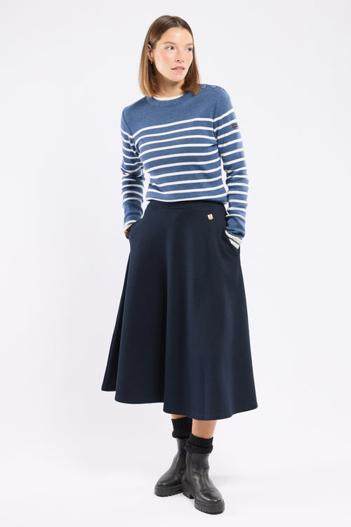 Gestreifter Briac Marinepullover - Merinowolle - Armor-lux - 3