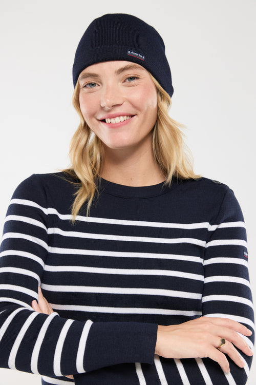 Pull marin rayé Briac - laine mérinos - Armor-lux - 2