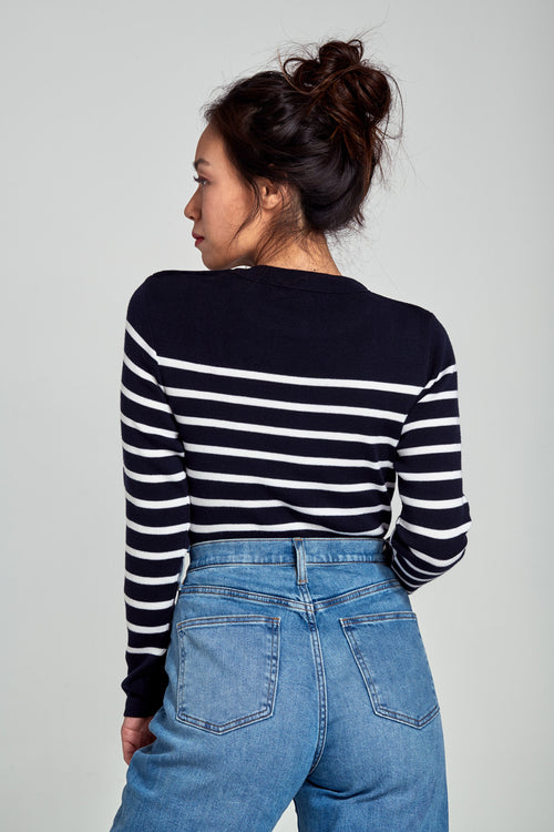 Striped fisherman jumper Briac - merino wool - Armor-lux - 2
