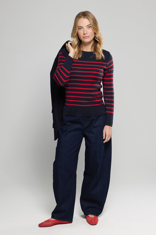 Striped fisherman jumper Briac - merino wool - Armor-lux - 3