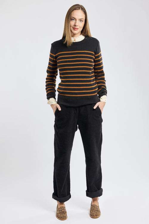 Pull marin rayé Briac - laine mérinos - Armor-lux - 5