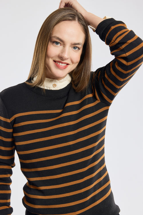 Pull marin rayé Briac - laine mérinos - Armor-lux - 4