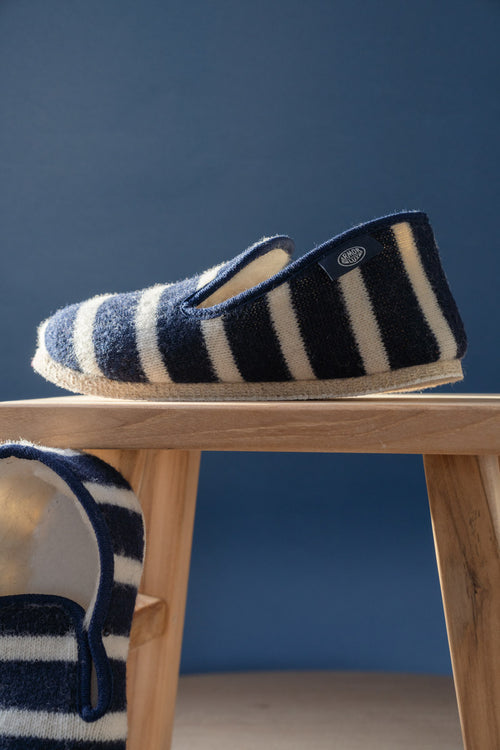 Striped slippers size 35 to 43 - wool - Armor-lux - 2