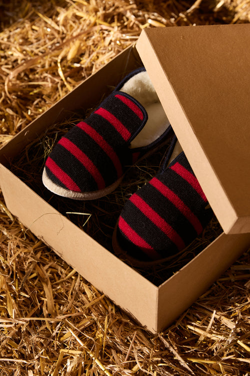 Chaussons rayés Maoutig du 35 au 43 - laine - Armor-lux - 1