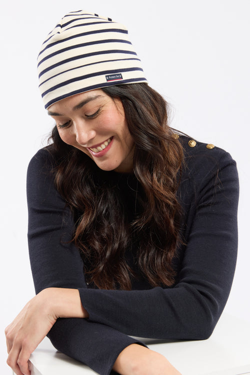 Fisherman Breton striped Beanie - cotton - Armor-lux - 2