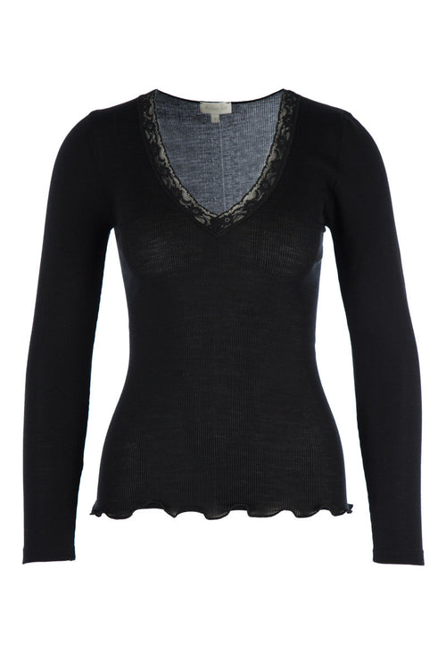 Long sleeved shirt - wool and silk - Armor-lux - 3