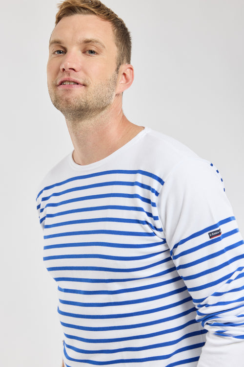 Amiral Long sleeve Breton striped shirt - cotton - Armor-lux - 2