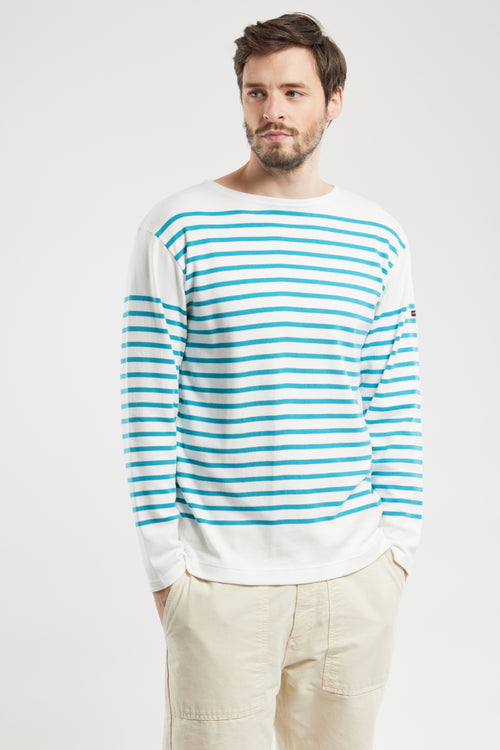 Amiral thick cotton Breton striped shirt - Armor-lux - 1