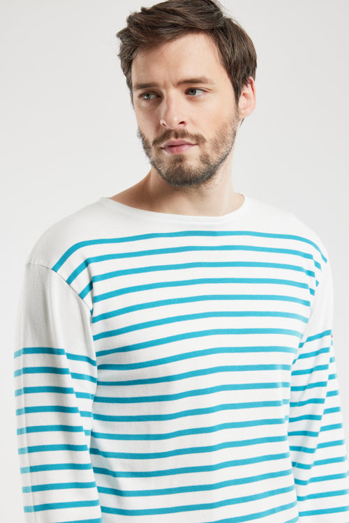 Amiral thick cotton Breton striped shirt - Armor-lux - 1