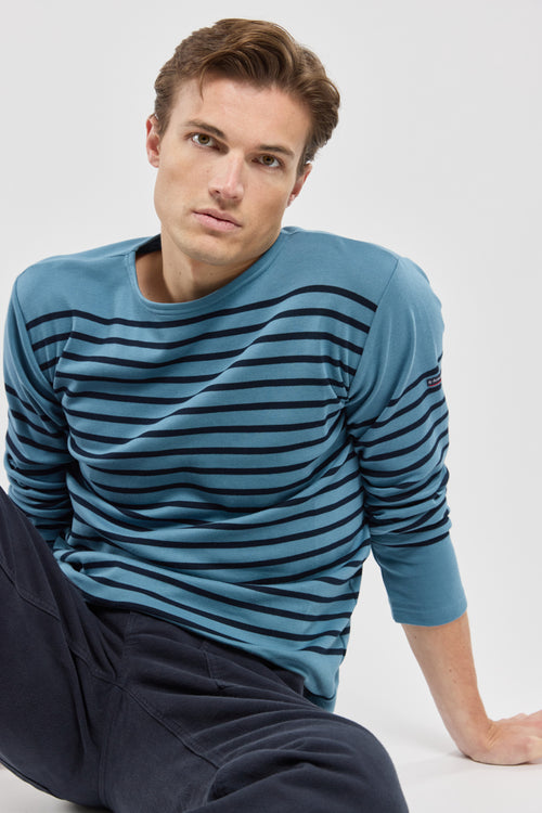 Amiral thick cotton Breton striped shirt - Armor-lux - 1