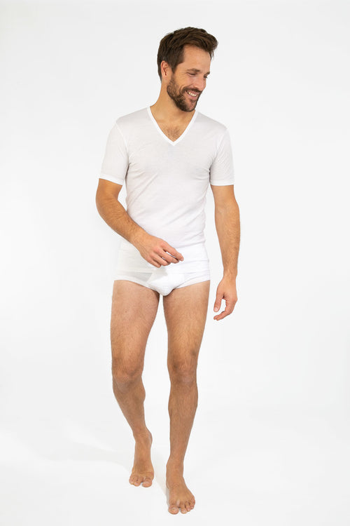 V-neck T-shirt - lightweight cotton - Armor-lux - 5