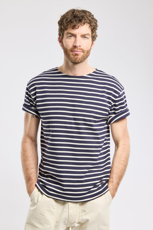 Shirt mit kurzen Ärmeln im Marine-Stil „Doëlan - aus dicker Baumwolle - Armor-lux - 1