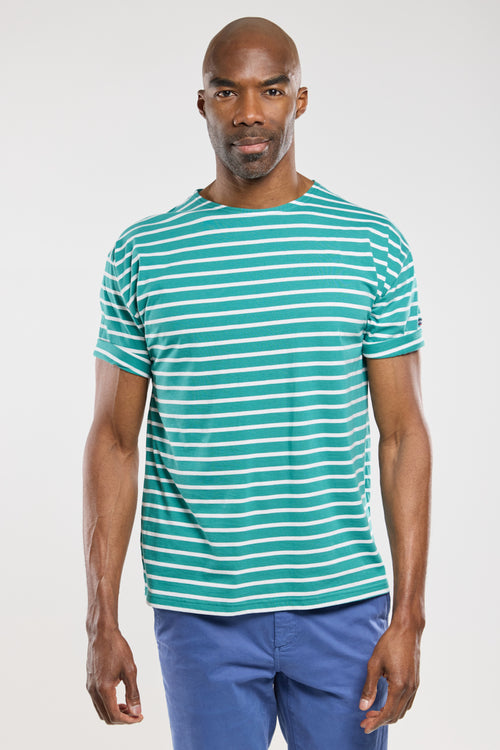 Théviec Breton striped shirt - lightweight cotton - Armor-lux - 1