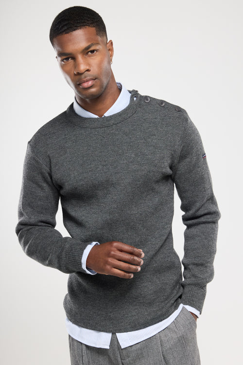 Pull marin uni Fouesnant - laine - Armor-lux - 5