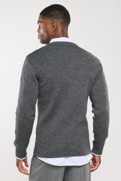 Pull marin uni Fouesnant - laine - Armor-lux - 4