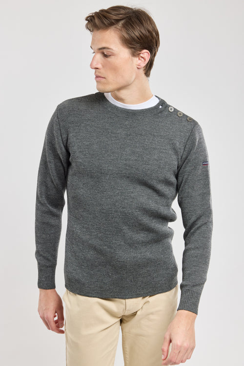 Pull marin uni Fouesnant - laine - Armor-lux - 1