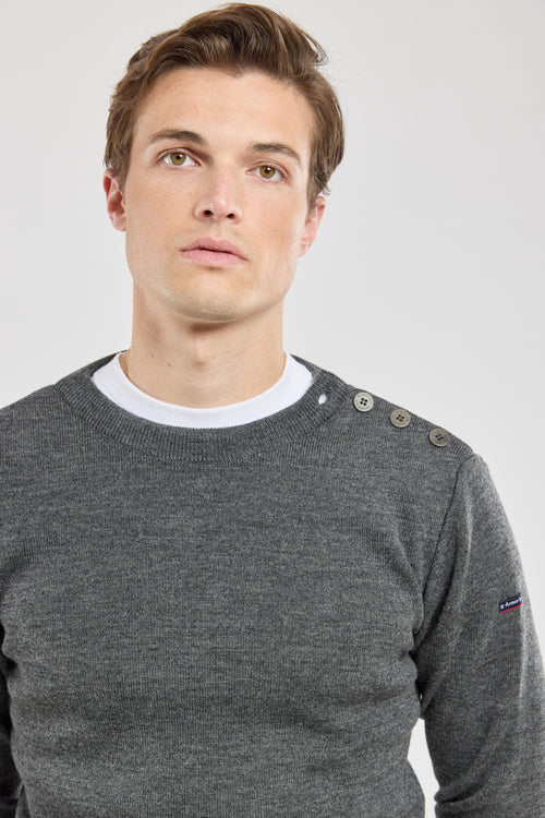 Pull marin uni Fouesnant - laine - Armor-lux - 2