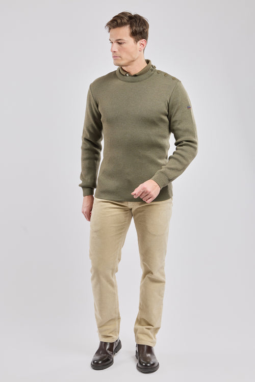 Fouesnant einfarbiger Marinepullover - Wolle - Armor-lux - 2